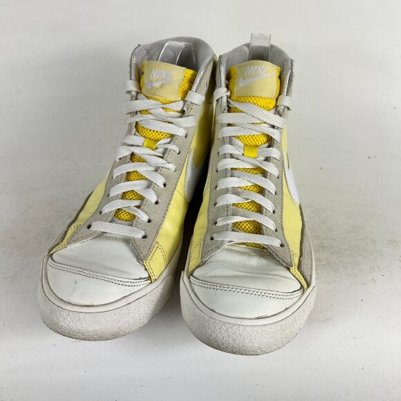 Nike Blazer Mid 77 Sneakers Women's 8.5 Yellow White Running Shoes CZ0363-700 - Picture 4 of 9